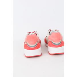 Loro Piana-Leather sneakers-Pink