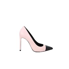 Saint Laurent-Leather Heels-Pink