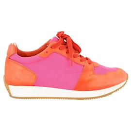 Hermès-suede sneakers-Orange