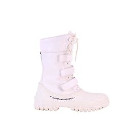 Dior Bottes fourées Blanc
