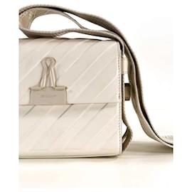 Off White-Leather handbags-Beige