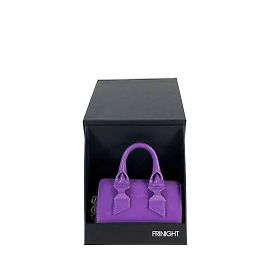 Attico Mini bolsas de couro Roxo