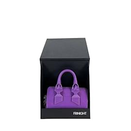 Attico-Mini leather bags-Purple