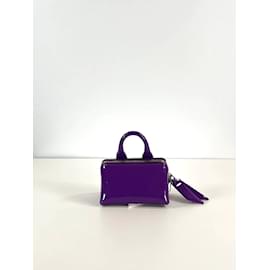 Attico-Mini leather bags-Purple