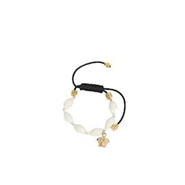 Versace-Leather bracelets-White