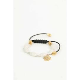 Versace-Leather bracelets-White