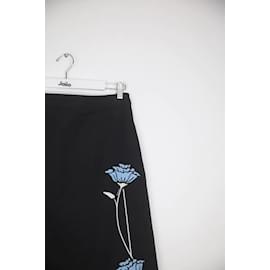 Prada-cotton skirt-Black
