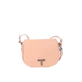 Le Tanneur Crossbody de couro Rosa