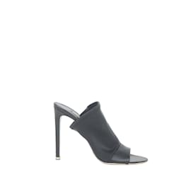 Balenciaga-Leather Heels-Black
