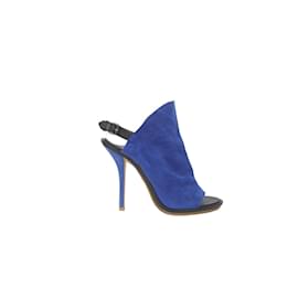 Balenciaga-Suede heels-Blue