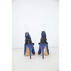 Balenciaga-Suede heels-Blue