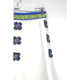Dolce & Gabbana-Cotton mini skirt-White