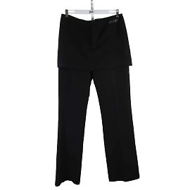 Off White Calça saia preta Preto