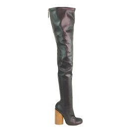 Burberry Botas de cuero Negro