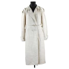 Off White Chaqueta de algodón Beige