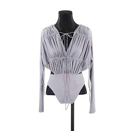 Autre Marque Top gris Gris