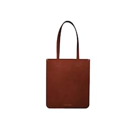 Autre Marque-Leather Handbag-Brown