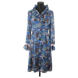 Manoush Vestito di seta Blu