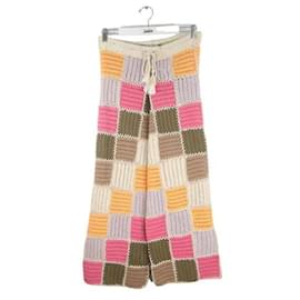 Autre Marque-pantalones anchos de algodon-Multicolor
