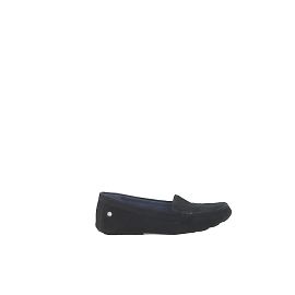 Ugg Müßiggänger aus Leder Schwarz