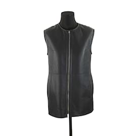 Closed-Leather coat-Black
