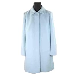 Valentino-Manteau en laine-Bleu