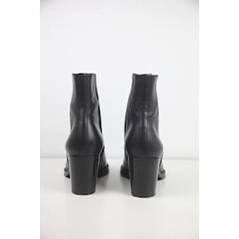 Free Lance-Leather boots-Black