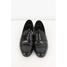 Prada-Patent leather loafers-Black