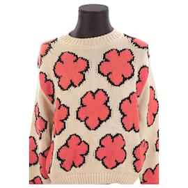 Kenzo-Cotton sweater-Beige