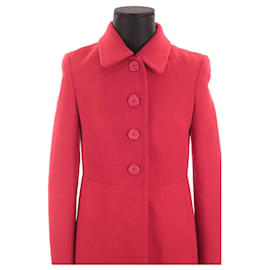 Miu Miu-Wool coat-Red