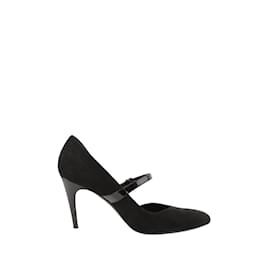 Michel Vivien-Suede heels-Black