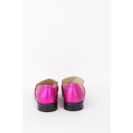 Autre Marque-Leather loafers-Pink