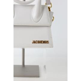 Jacquemus-Leather shoulder bag-White