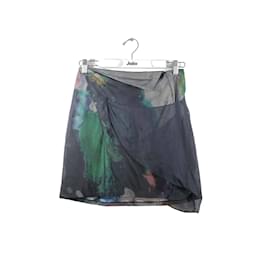 Chloé-Minifalda de seda-Multicolor