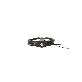 Delvaux chain leather strap Black