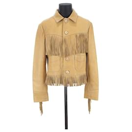 Ralph Lauren-Leather coat-Yellow