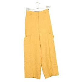 Jacquemus-La Collectionneuse yellow wide pants-Yellow