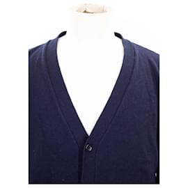 Ami-Wool jacket-Navy blue