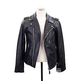 Schott Lederjacke Schwarz