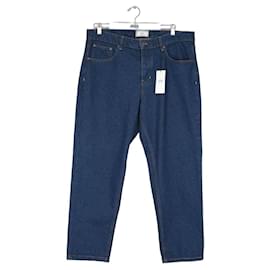 Ami-Jeans dritti in cotone-Blu