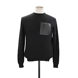 Fendi-Sweatshirt en coton-Noir