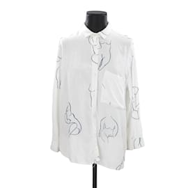 Autre Marque-Chemise en coton-Blanc