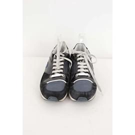 Dior-Leather sneakers-Blue