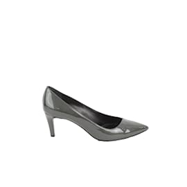 Armani-patent leather heels-Green