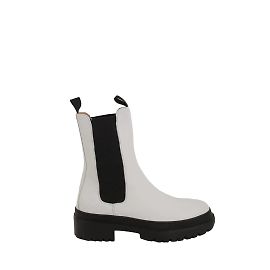Autre Marque Botas de couro Pete Sorensen brancas Branco