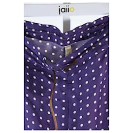 La Prestic Ouiston-Silk pants-Purple