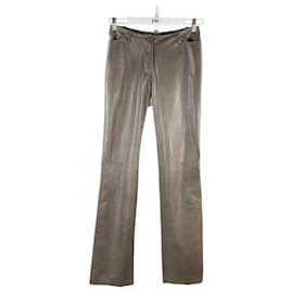 Plein Sud-Leather pants-Green