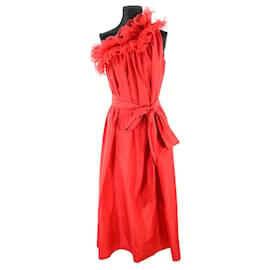 Stella Mc Cartney-Red dress-Red