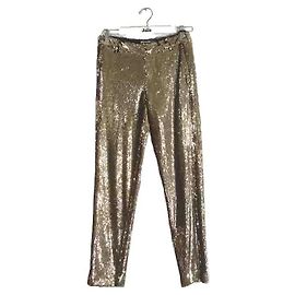 Zadig & Voltaire Calça dourada Dourado