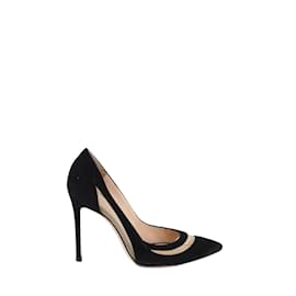 Gianvito Rossi-Suede heels-Black